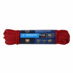  Tru Guard Paracord 550 Nylon Rope 5/32 Inchx50 Foot Red  1 Each 642631