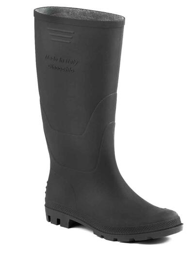 Ginoccio Rubber Boots 13 Inch Black 1 Pair SHWB01220T48