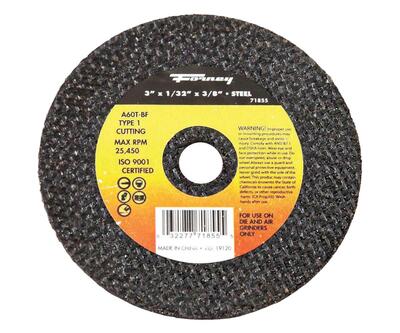  Forney Cut Off Wheel 3 Inch  1 Each 71855