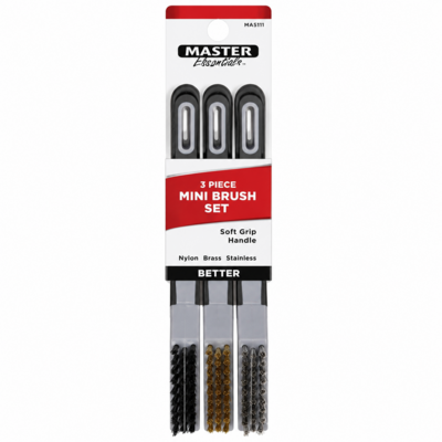 WIRE BRUSH SET 3PC MINI M/D