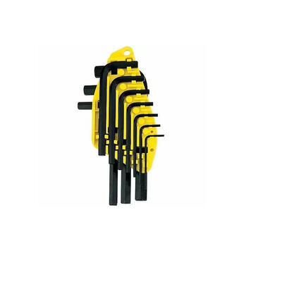  Stanley  SAE Hex Key Set 10 Piece 1 Set  95IB69254
