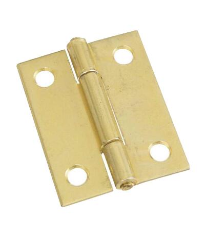  National  Tight Pin Narrow Hinge 2 Inch  Brass 1 Each N146175