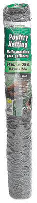  YardGard Galvanized Poultry Net 20 Gauge  24x25 Foot 1 Inch  1 Roll 308404B