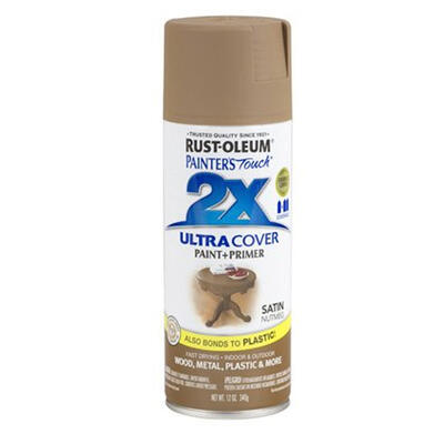 Rust-Oleum Painter's Touch Satin Spray Paint 12oz Nutmeg 1 Each 249070
