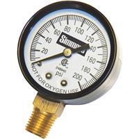 Simmons Manufacturing  Pressure Guage 200Psi 1/4 Inch 1 Each 1306