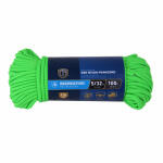  Tru Guard Paracord 550 Nylon Rope 5/32 Inchx100 Foot Green 1 Each 642691