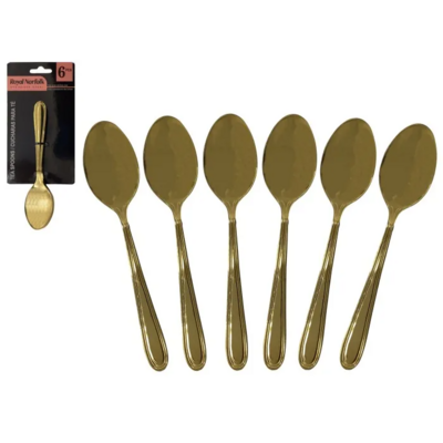 TEASPOON SET 6PCS HANGING CARD