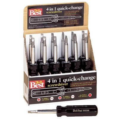  Do It Best Multi Bit Screwdriver 4 In 1  1 Each 382299