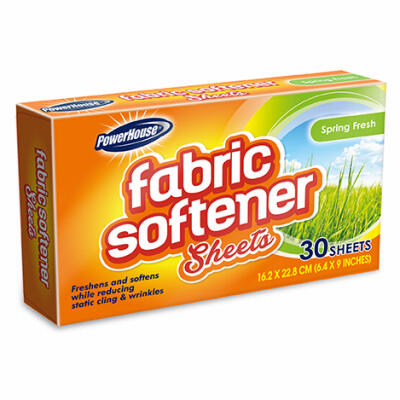 SPR FAB SOFTNER SHEET30CT M/D
