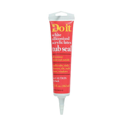  Do It Best White Silicone Acyrlic Latex 5.5 Ounce 1 Each 032116