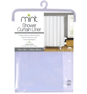 PEVA SHOWER CURTAIN LINER CLR
