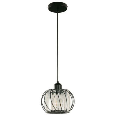 HANGING LAMP 1L E27 60W M/BLK