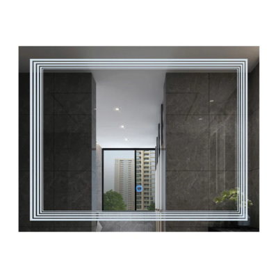 LED MIRROR SLV RECT W/ LIGHT