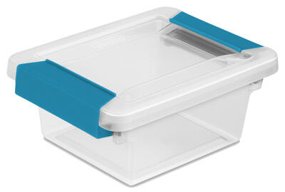 Sterilite Clip Box 6.6x5x2.75 Inch Clear 1 Each 19698606