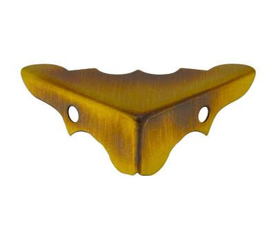  National Mfg Corner  9/16x1-1/4 Inch  Solid Brass 4 Pack  N213-454