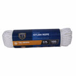  Tru Guard Twisted Nylon Roped 3/8 Inchx100 Foot White 1 Each 642271