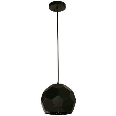 HANGING LAMP 1L E27 40W M/BLK