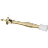 National  Spring Door Stop Polished Brass 1 Each N830111