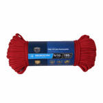  Tru Guard Paracord 550 Nylon Rope 5/32 Inchx100 Foot Red 1 Each 642681