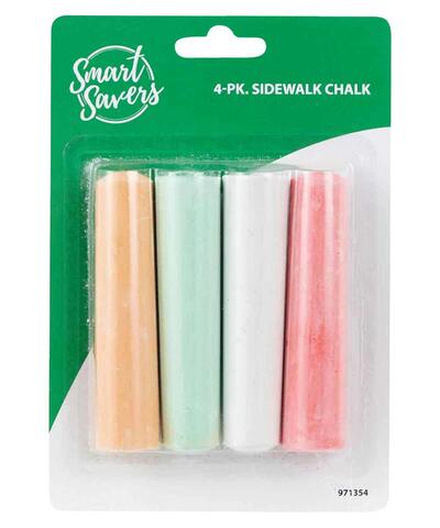  Smart Savers Sidewalk Chalk 1 Each 820229