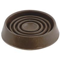  Do It Best  Round Furniture Leg Cup 1-1/2 Inch  Brown  1 Each 209864