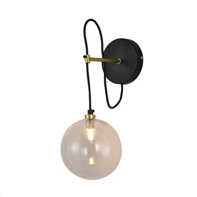 WALL DECO LAMP G9*1 MATT BLACK