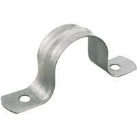  Galvanize Pipe Straps 2 Hole  1 Inch  1 Each H13-100