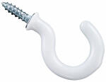  National  Vinyl Cup Hook  1 Inch  White  1 Each N119-728