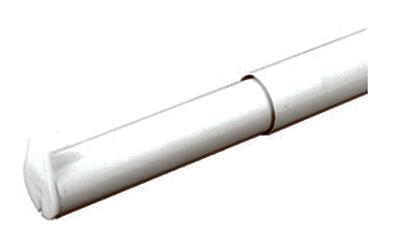  Closet Pro  Adjustable Closet Rod 48-73 Inch  White 1 Each RP0021-48/72