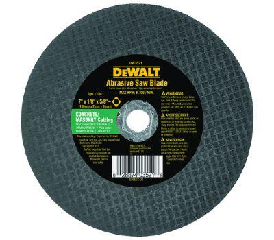  DeWalt  Masonry Abrasive Blade 7 Inch  1 Each DW3521