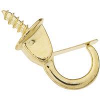  National  Safety Cup Hook 7/8 Inch  Brass 1 Each N119-909
