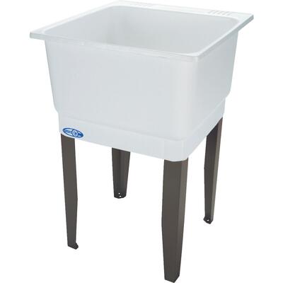 Mustee Laundry Tub Bowl Single 23x25 Inch 1 Each 14K