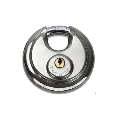  Brown USA Disc Padlock  70mm Stainless Steel  1 Each BRD0702KA