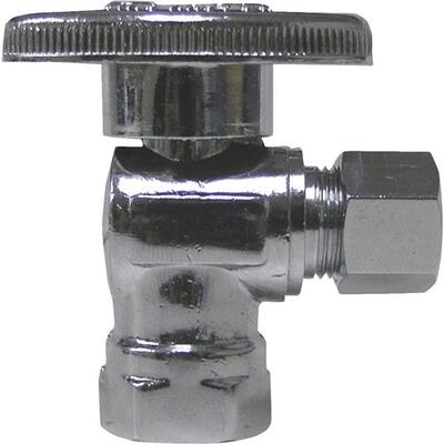  ProLine  C Quarter Turn Angle Valve 1/2x3/8 Inch  1 Each 190-232HC