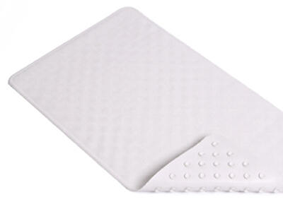 SHEL BATH MAT 16X28 WHT