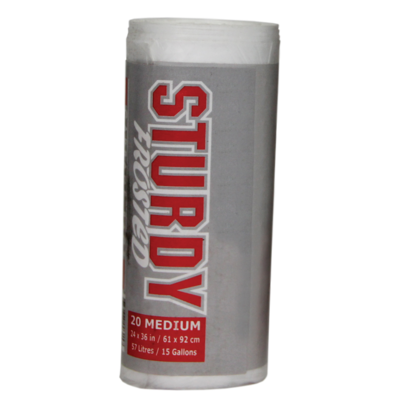 STURDY GARBAGE BAG MED FROSTED