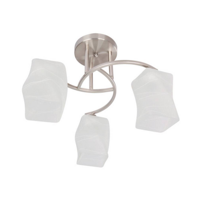 CEILING LAMP 3LTS SN FINISH