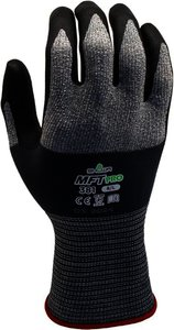 PALM COATED GLOVE LG N/RUBBER