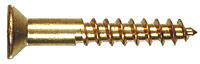  Hillman  Flat Head Phillips Wood Screw #10x2 Inch  Brass 1 Each 385758 600-270