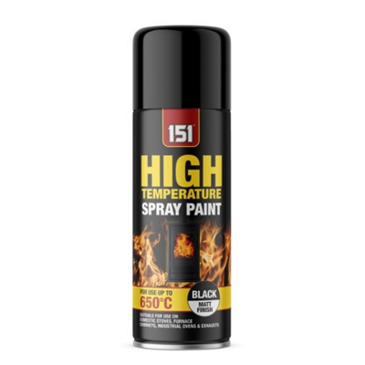 SPRAY PAINT  BLACK MATT 400ML