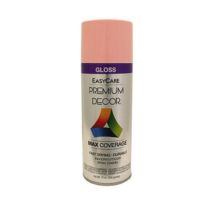 Easy Care Premium Decor Gloss Enamel Spray Paint  12oz Awareness Pink 1 Each PDS