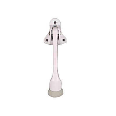  National  Kickdown Door Stop 4 Inch  White 1 Each N248-435