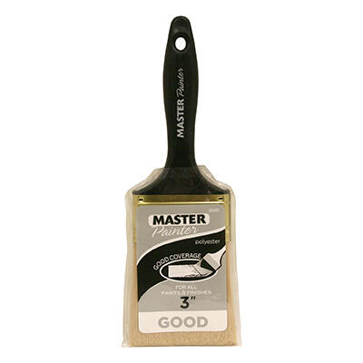 Master Painter Good Flat Polyester Paint Brush  3 Inch 1 Each 30130TV